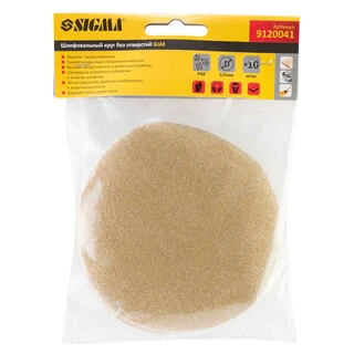 Шліфувальний круг без отворів &Oslash;125мм Gold P60 (10шт) SIGMA (9120041)