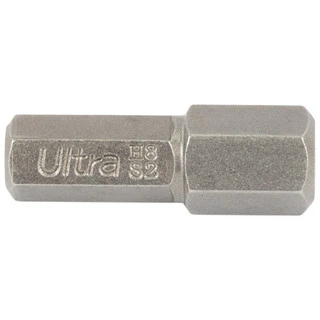 Біти HEX 8&times;25мм &frac14;" 8шт S2 (блістер) ULTRA (4015032)