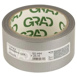 Стрічка армована сіра 50мм&times;25м GRAD (8420315)