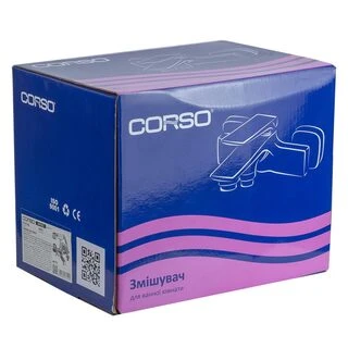 Змішувач ARNO &frac12;" для ванни излив поворотний дивертор вбудований картріджний CORSO FE-2C152C (9679200)