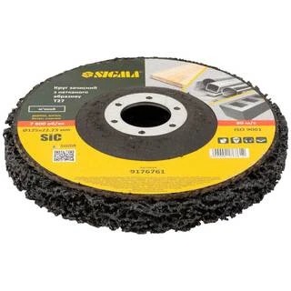 Круг зачистний з нетканого абразиву (корал) Т27 &Oslash;125&times;22.23мм чорний м'який SIGMA (9176761)