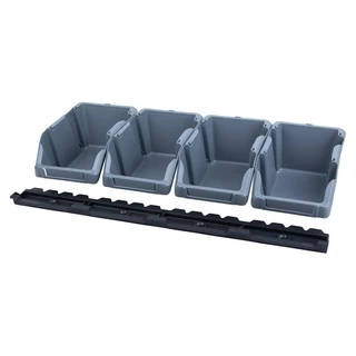 Набір лотків для метизів 8шт з кріпленнями (сірий) SIGMA (7418291)