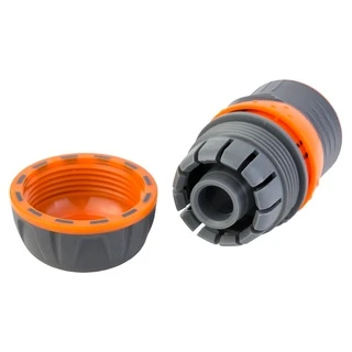 Конектор &frac12;" швидкознімний для шланга &frac34;" з замком (ABS+TPR) FLORA (5015484)