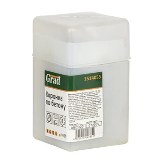 Коронка по бетону &Oslash;50&times;70мм 6 зубців (тубус) GRAD (1514055)