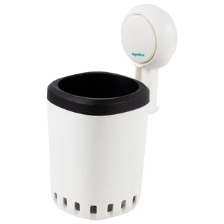 Щітка для унітазу на вакуумній присосці s42 92&times;179&times;410мм AQUATICA (9784298)