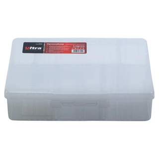 Органайзер пластиковий прозорий 6 відсіків 190&times;160&times;50мм ULTRA (7417042)