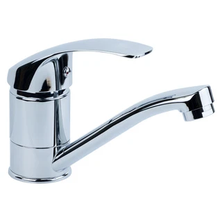 Змішувач s04 &Oslash;40 для кухні гусак прямий 150мм на гайці TAU SD-1B143C (9804100)