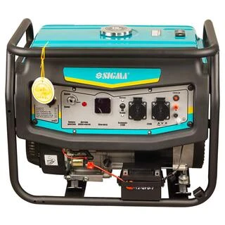Генератор бензиновий 220В 3.5/4.0кВт 4-х тактний з виведенням під АВР SIGMA (5710311)