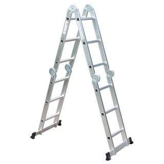 Драбина багатоцільова алюмінієва 4&times;3 сходинок 3.56м FLORA (5031314)