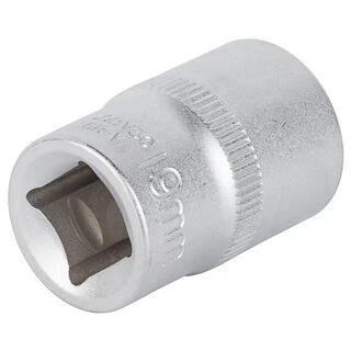 Насадка шестигранна коротка 1/2" 19мм CrV mid SIGMA (6071191)