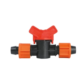 Кран для крапельної стрічки &Oslash;16мм прохідний FLORA (5079474)