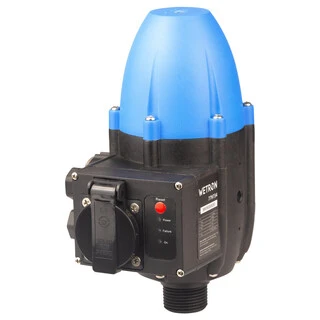 Контролер тиску електронний 1.1кВт &Oslash;1" рег. тиск вкл 1.5-3.0 бар + розетка і вилка WETRON (779734)