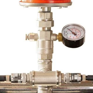 Станція підвищення тиску 2&times;0.55кВт Hmax 29.5м Qmax 80л/хв нерж 5л + частотне регулювання LEO 3.0 (2 AMSm70/0.55-2AVF-1.1M-5)