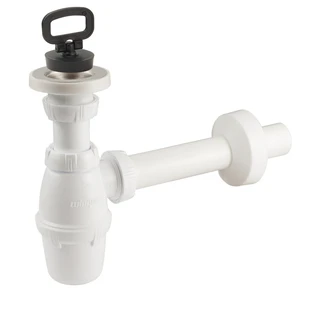 Сифон для раковини з пробкою на ланцюжку 1&frac14;"&times;&Oslash;32мм WIRQUIN (9541823)