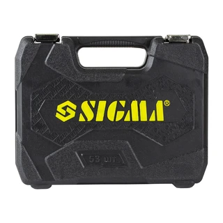 Набір насадок торцевих і біти 1/4" 53шт CrV SIGMA (6003521)