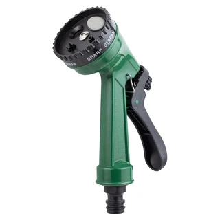 Набір для поливу пістолет-розпилювач 4 режими, 2 конектори &frac34;&Prime; + адаптер &frac12;-&frac34;&Prime; (ABS) GRAD (5012585)
