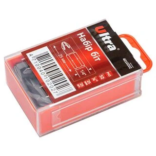 Набір біт PН2&times;25мм 1/4" 25шт S2 (пласт кейс) ULTRA (4010202)