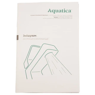 Змішувач s55 &Oslash;40 для кухні вилив високий вухо на гайці AQUATICA (9755100)