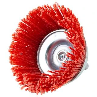 Щітка дротяна чашоподібна &Oslash;75мм хвостовик &Oslash;6мм (нейлонова) SIGMA (9015471)