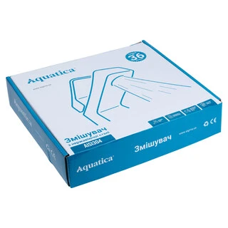 Змішувач KT &Oslash;35 для кухні гусак силіконовий на гайці SS AQUATICA KT-4B570P (9722131)