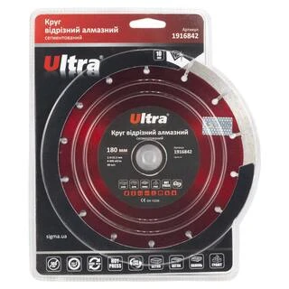 Круг відрізний алмазний сегментований &Oslash;180&times;22.2мм ULTRA (1916842)