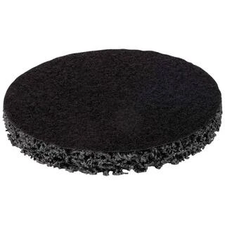 Круг зачистний з нетканого абразиву (корал) &Oslash;125мм на липучці чорний м'який SIGMA (9176261)