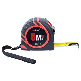 Рулетка обгумована з нейлоновим покриттям полотна 8м&times;25мм ULTRA (3825142)