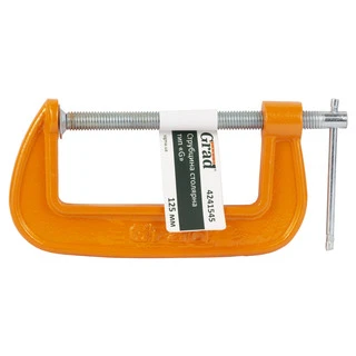 Струбцина столярна тип G 125мм GRAD (4241545)