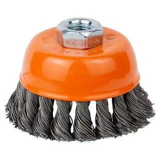 Щітка дротяна чашоподібна &Oslash;85мм М14&times;2 мм (сталева кручена) GRAD (9042085)